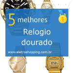 Relógios dourados