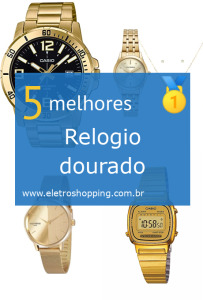 Relógios dourados