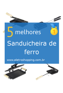Sanduicheiras de ferro