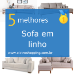 Sofás em linho