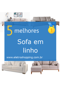 Sofás em linho