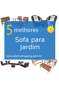 Sofás para jardim