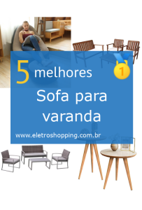 Sofás para varanda