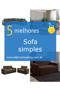 Sofás simples