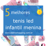 Tênis led infantis