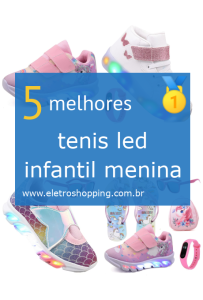Tênis led infantis