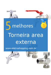 Torneiras áreas externas