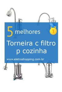 Torneiras com filtro para cozinha