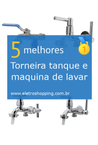 Torneiras de tanque e máquina de lavar