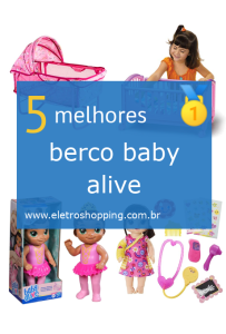 berços baby alive