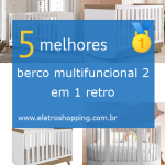 berços multifuncionais 2 em 1 retrô