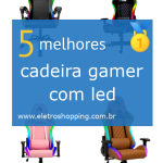 cadeiras gamer com led