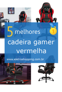 cadeiras gamer vermelhas