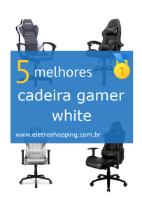 cadeiras gamer white