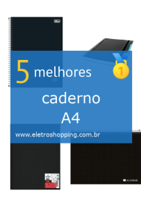 Melhores cadernos A4