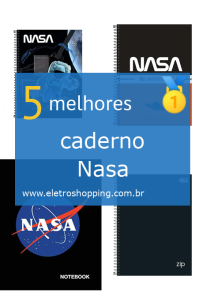 Melhores cadernos Nasa