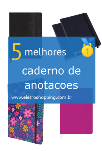 Melhores cadernos de anotações