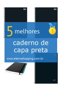 Melhores cadernos de capa preta