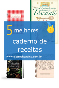 Melhores cadernos de receitas