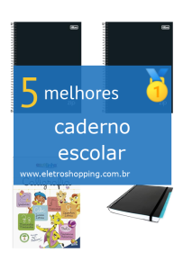Melhores cadernos escolares