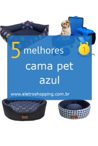 camas pets azuis