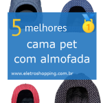 camas pets com almofadas