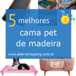 camas pets de madeira