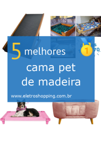camas pets de madeira