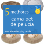 camas pets de pelucia