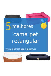 camas pets retangulares