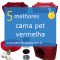 camas pets vermelhas