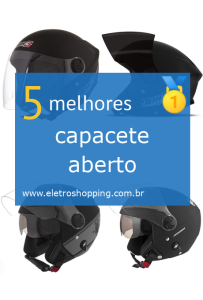 capacetes abertos