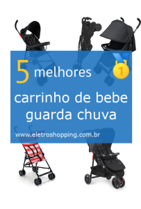 carrinhos de bebês guarda chuva