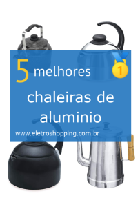 chaleiras de aluminio