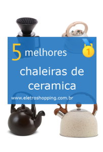 chaleiras de ceramica