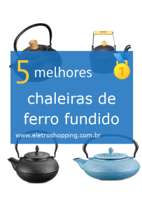 chaleiras de ferro fundido