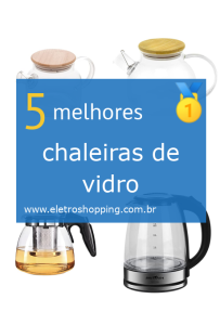 chaleiras de vidro