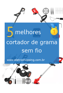 Melhor cortadores de grama sem fio