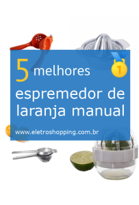 espremedores de laranja manuais