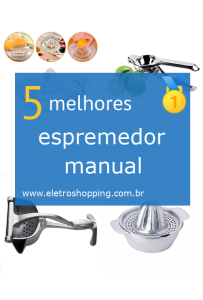 espremedores manuais