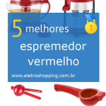 espremedores vermelhos