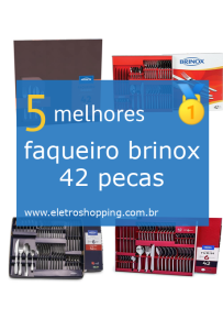 Melhores faqueiros brinox 42 pecas