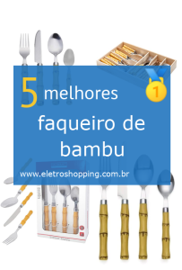 Melhores faqueiros de bambu