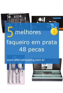 Melhores faqueiros em prata 48 pecas