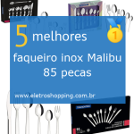 Melhores faqueiros inox Malibu 85 pecas