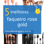 Melhores faqueiros rose gold