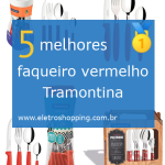 Melhores faqueiros vermelhos Tramontina