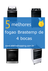 fogões Brastemp de 4 bocas