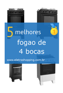 fogões de 4 bocas