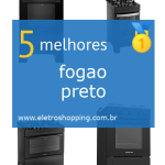 fogões pretos